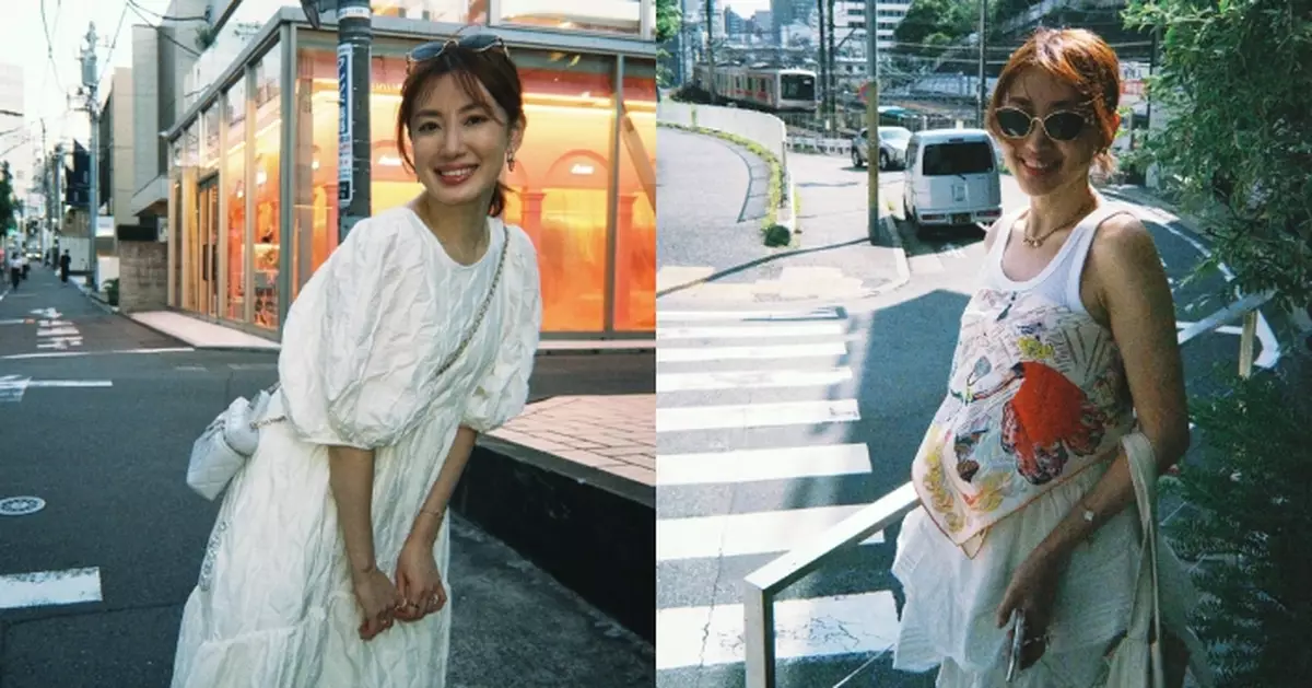 蔣家旻結婚一年晒「大肚」照 圈中好友、網民紛紛送祝福