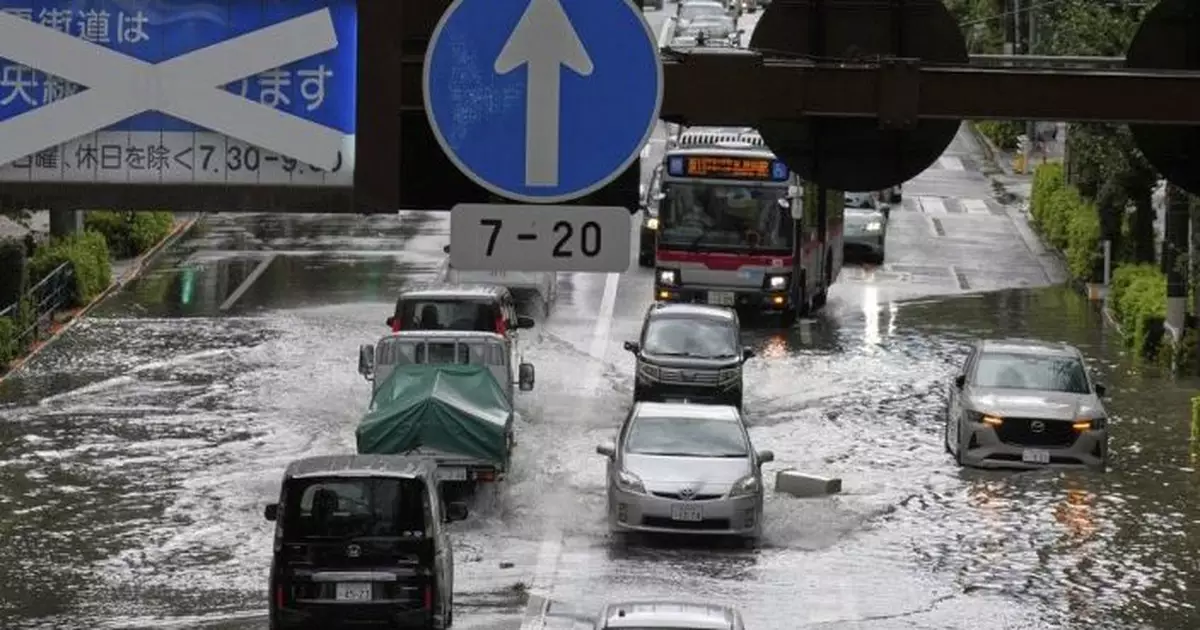 東京都下午各區落大雨　新幹線一度停運