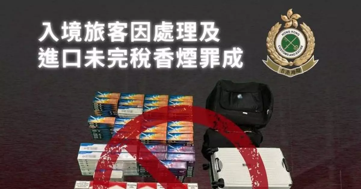 31歲男旅客機場入境攜逾9萬支私煙判囚9個月兼罰款 海關歡迎裁決
