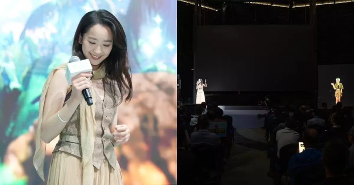 林愷鈴出席「2025數碼娛樂領袖論壇」 首與虛擬歌手合唱演出