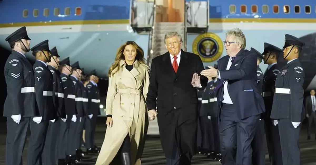 特朗普抵達英國展開第二次國事訪問 料兩國將簽署過百億美元協議