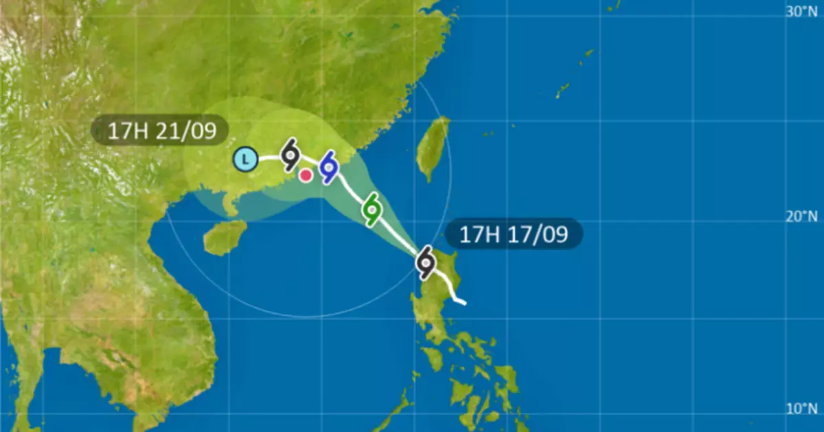 天氣｜天文台將在晚上9:20發出1號戒備信號