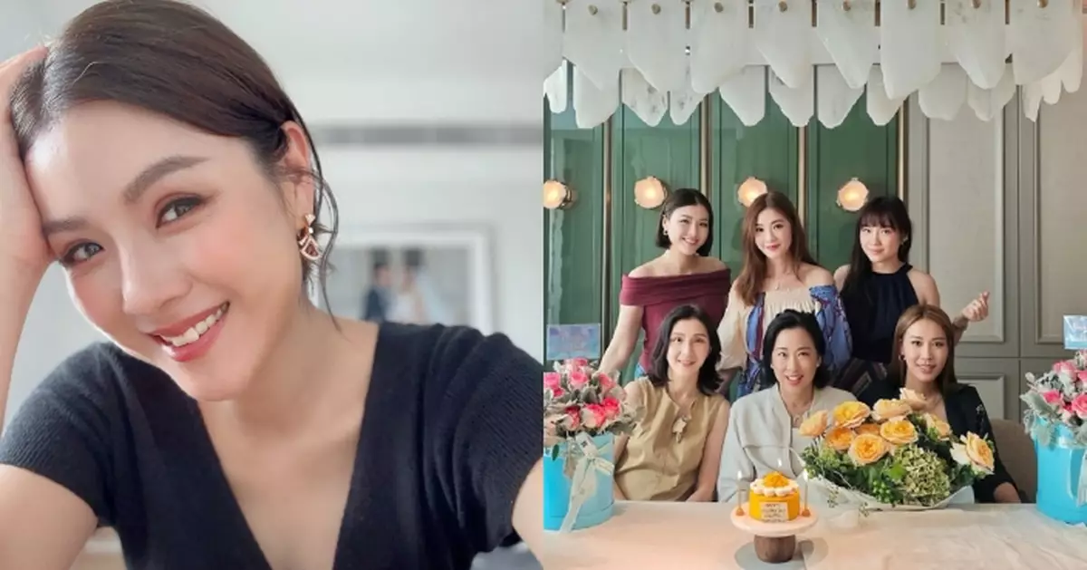 陳茵媺榮升「富婆飯局」新貴 現身朱玲玲67歲生日聚會