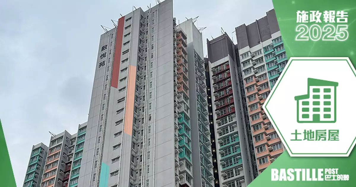 2025施政報告｜居屋綠白表比例調整至「五五」白居二新增1000名額 一半撥予40歲以下青年