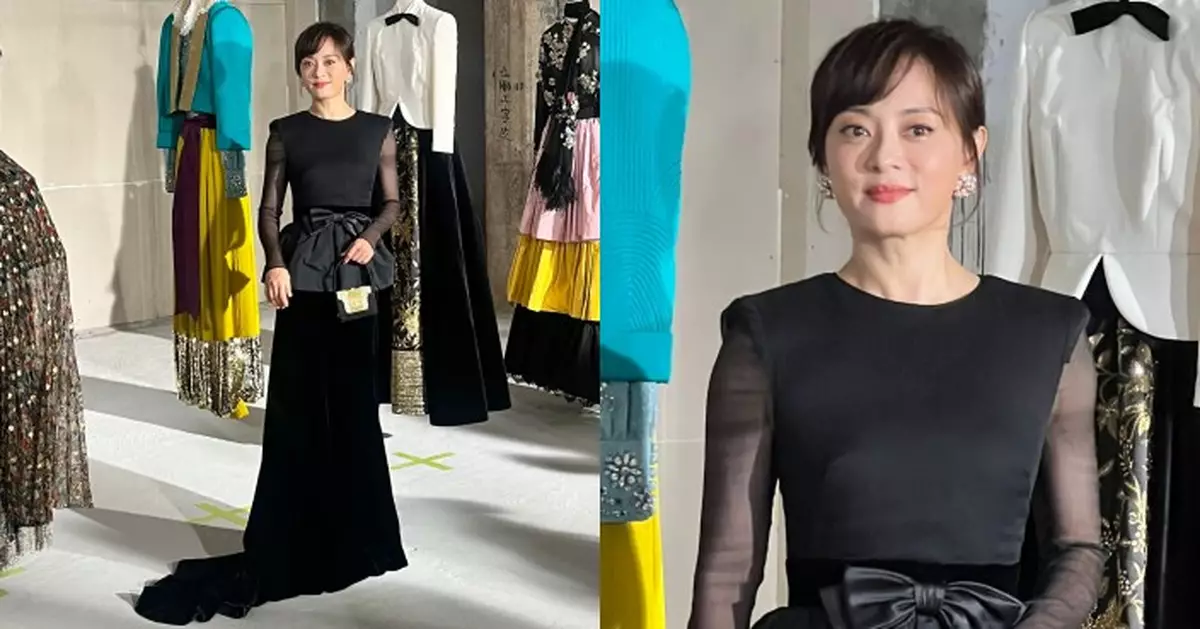 內地「古裝劇一姐」孫儷襲港出席活動  謙稱演技僅「初中生」 想學粵語