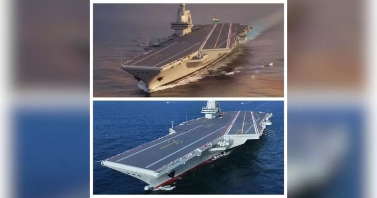 印度核動力航母長這樣？有點兒像福建艦？