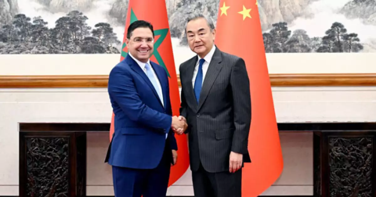 王毅北京晤摩洛哥外布里達 願共同開闢兩國關係更美好前景