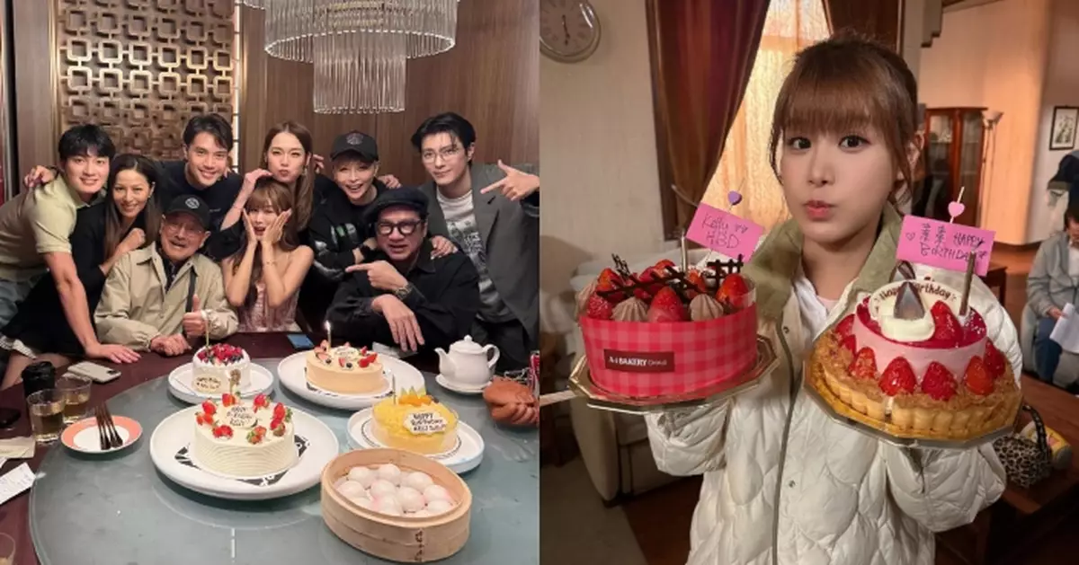 古佩玲獲《愛．回家》台前幕後慶生 感謝「熊家人」：有你們而變得格外不一樣