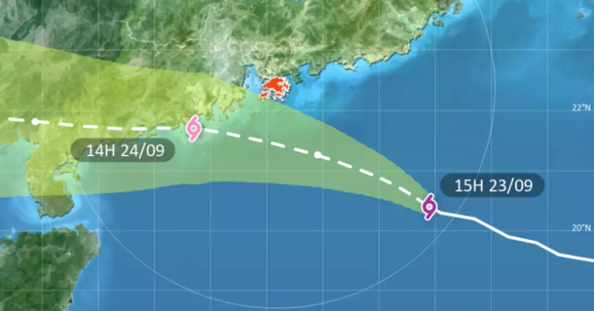風暴樺加沙 | 天文台﹕颱風「西登」影響較「東登」大