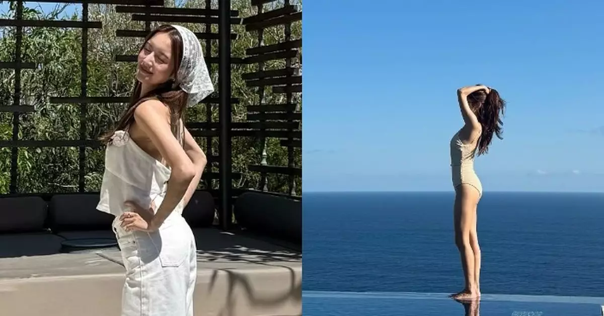 鄺潔楹峇里島留倩影 晒水着展弗爆身形