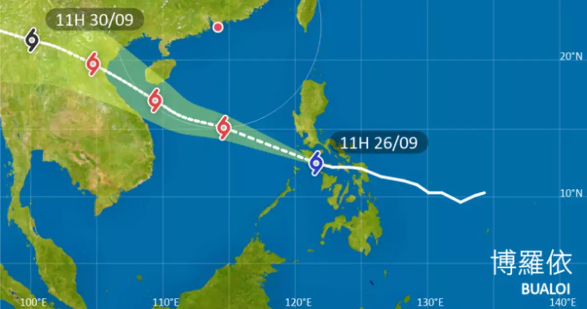 天氣 | 天文台：「博羅依」對本港直接威脅不大　擬發強烈季候風信號