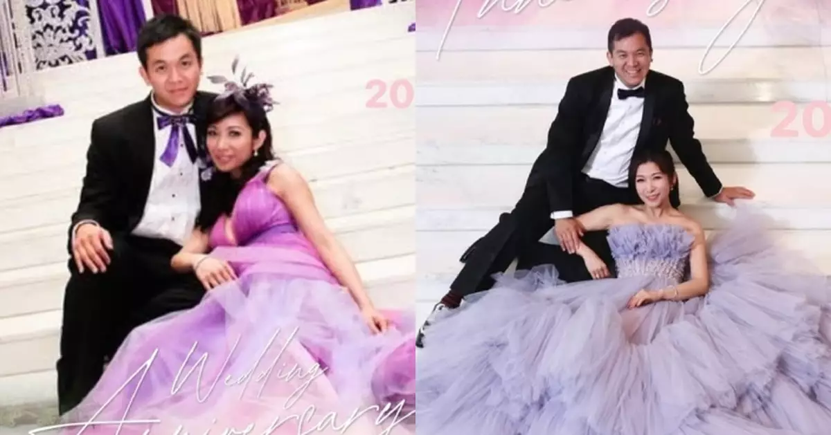 朱凱婷結婚15周年旅行因颱風延期 幸「超前部署 」影定婚紗照慶祝