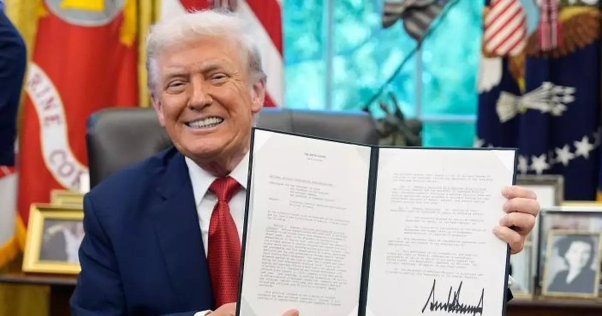 特朗普簽署行政令　批准TikTok續在美營運提案