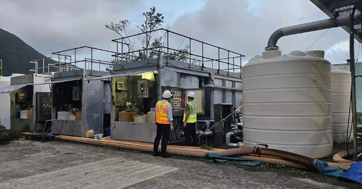 樺加沙過後發現受損 渠務署完成南區苗鍾徑加壓污水管緊急修復工程