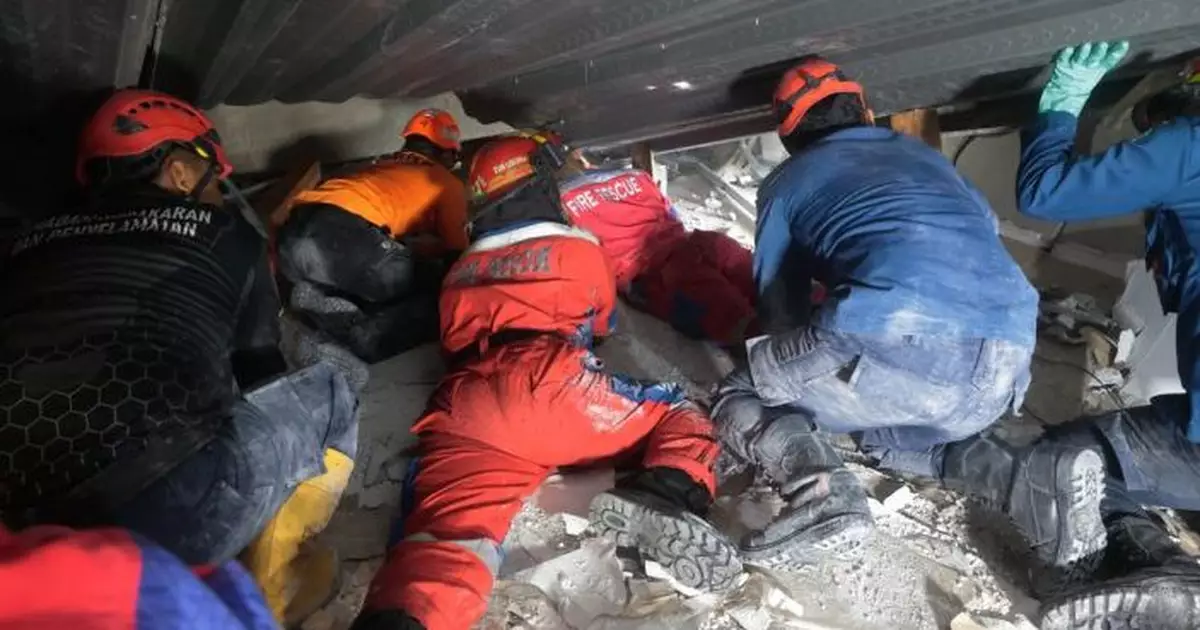 印尼有學校倒塌 釀最少3​死80傷38失蹤