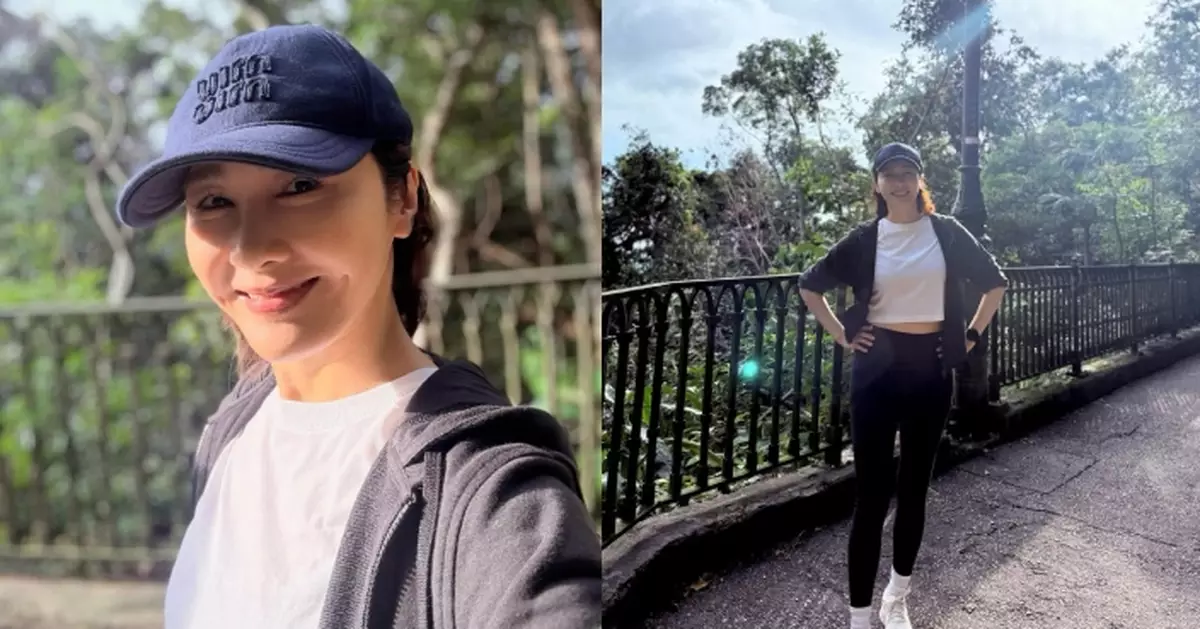 黎姿享受「自然療法」 素顏上陣皮膚依然白滑無瑕勁省鏡