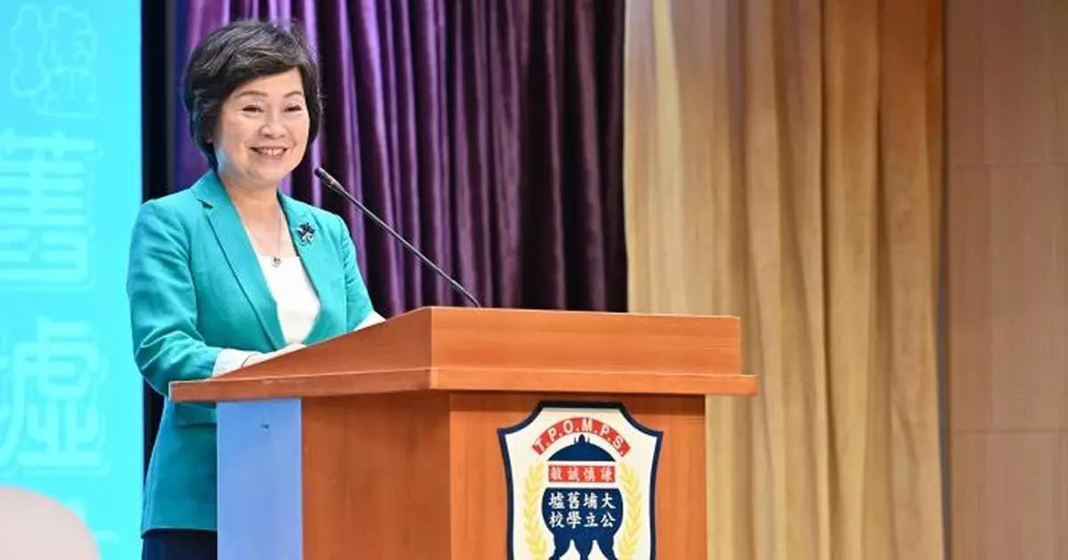 開學日蔡若蓮寄語學生新學年把握當下　努力提升自身能力素質