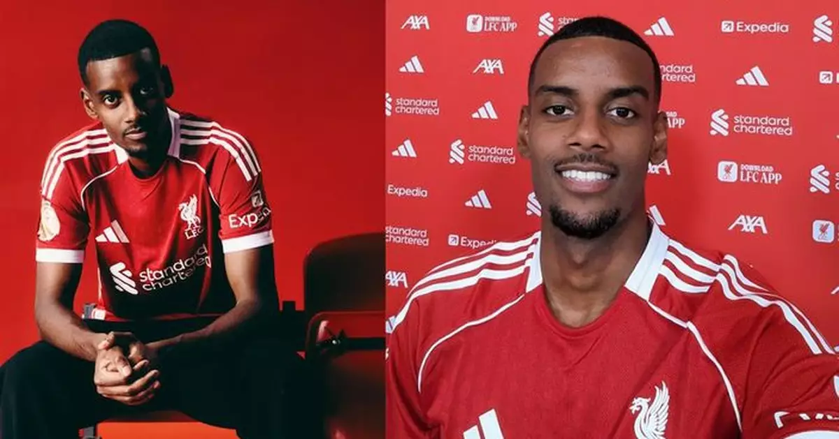 利物浦以1.25億英鎊簽入瑞典國腳阿歷山大伊沙克