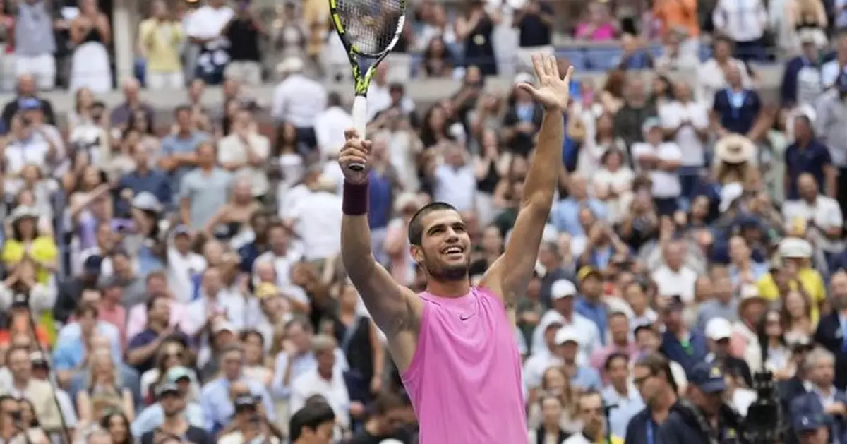 艾卡拉斯直落三盤挫祖高域　率先殺入美網男單決賽