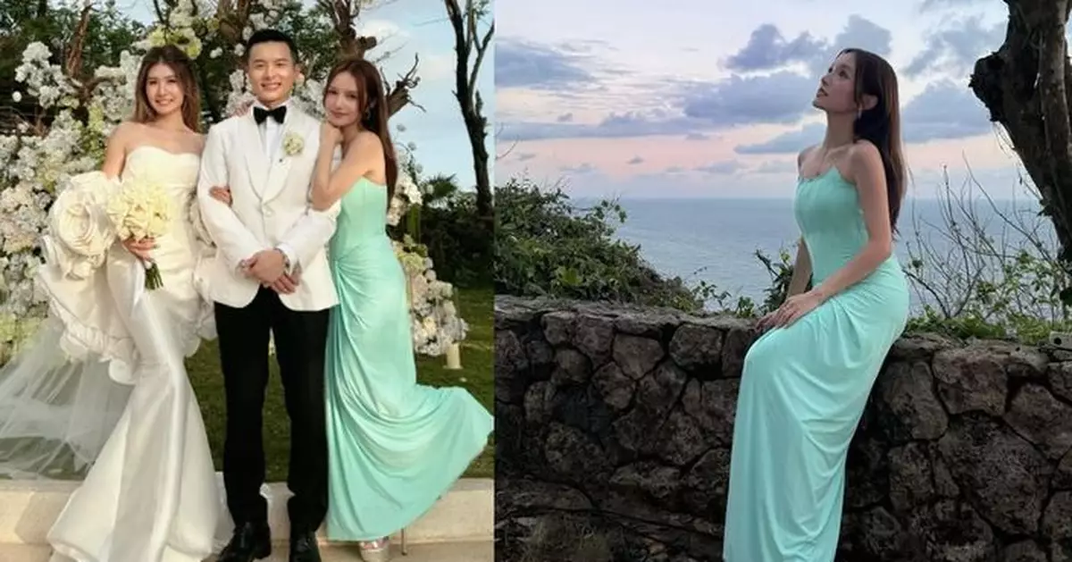 鄺潔楹出席哥哥峇里島婚禮 奢華場面惹網民熱議