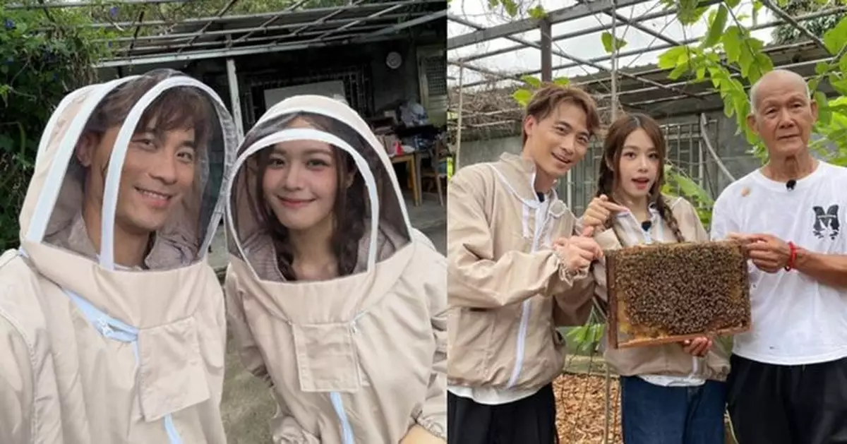 莊子璇勇闖蜜蜂場獻「第一次」 徒手採蜜坦言要夠膽量