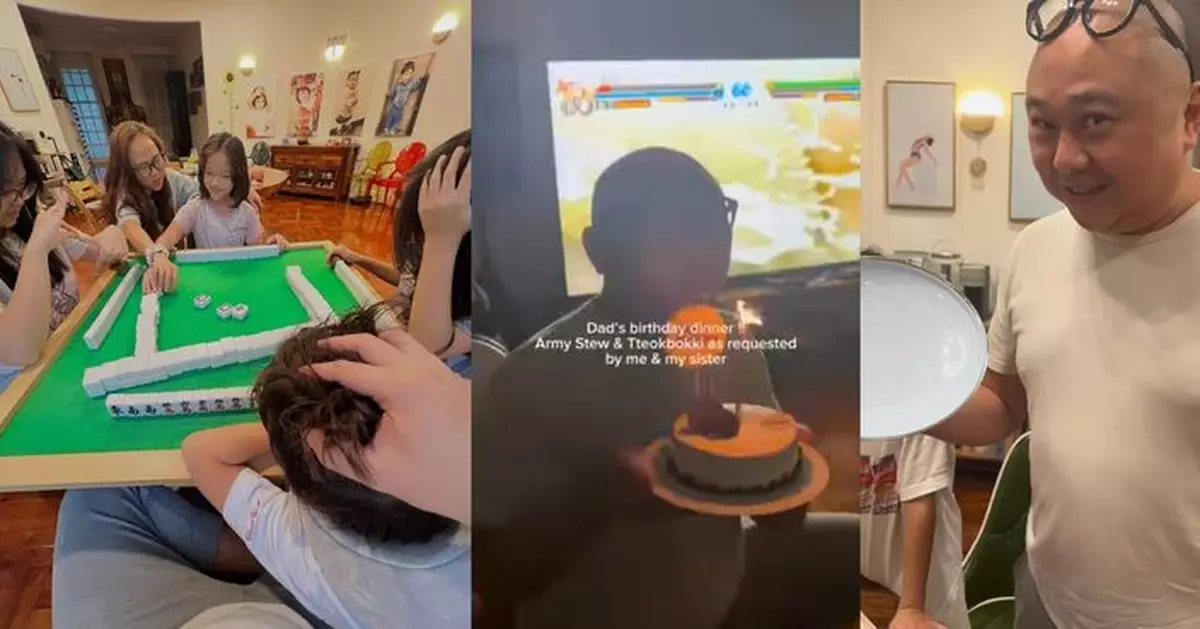 林盛斌颱風下過46歲生日 獲愛女親自下廚炮製韓式大餐