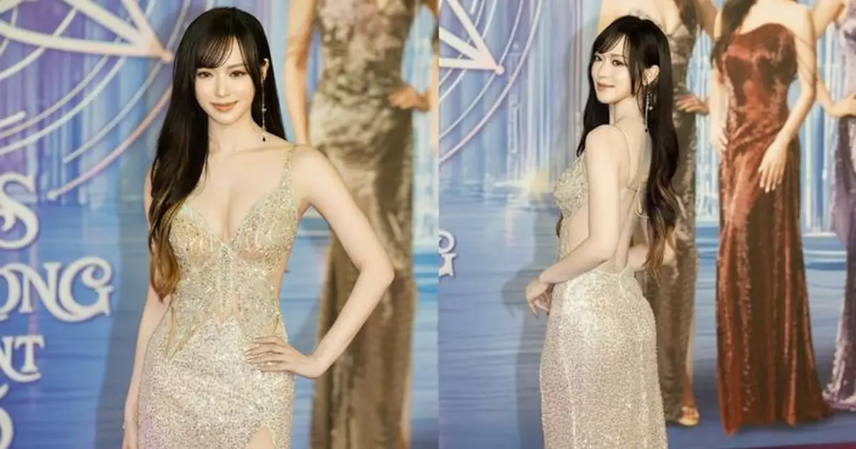 馮盈盈金色戰衣壓軸全場 氣場完全不輸新科港姐