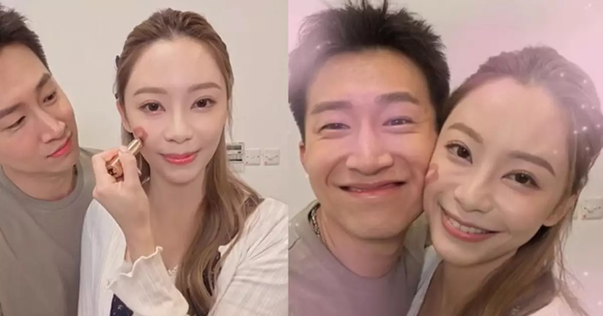 葉蒨文GM面貼面合體「畫心」 網民狂嗌：快啲官宣！