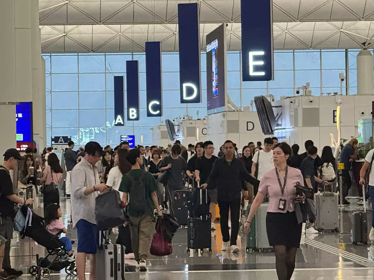 旅發局公布9 月訪港人次接近330 萬，按年增幅為8%。資料圖片