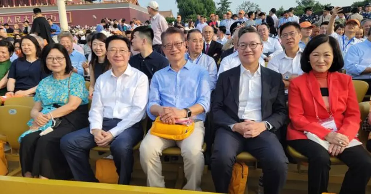 抗戰勝利80周年｜陳茂波：作為中華民族一分子感到無比光榮