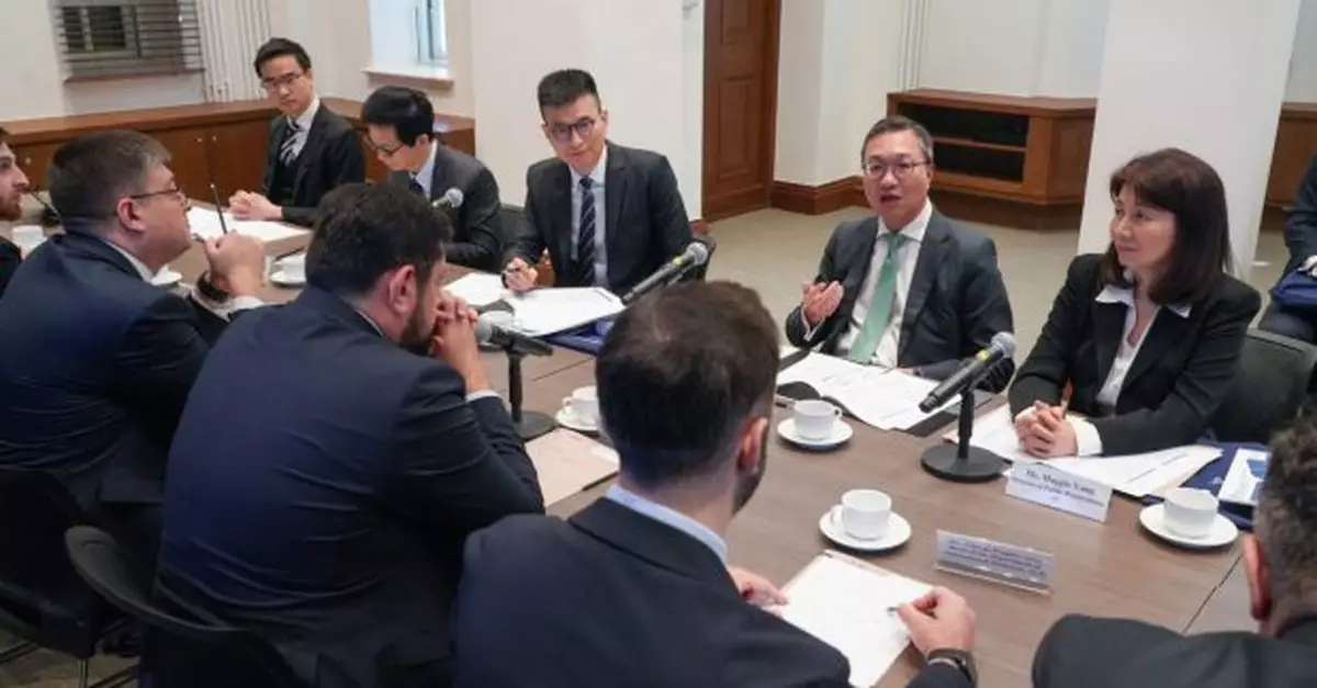 林定國晤格魯吉亞反腐敗官員　稱要加強與同重視廉潔國際夥伴合作