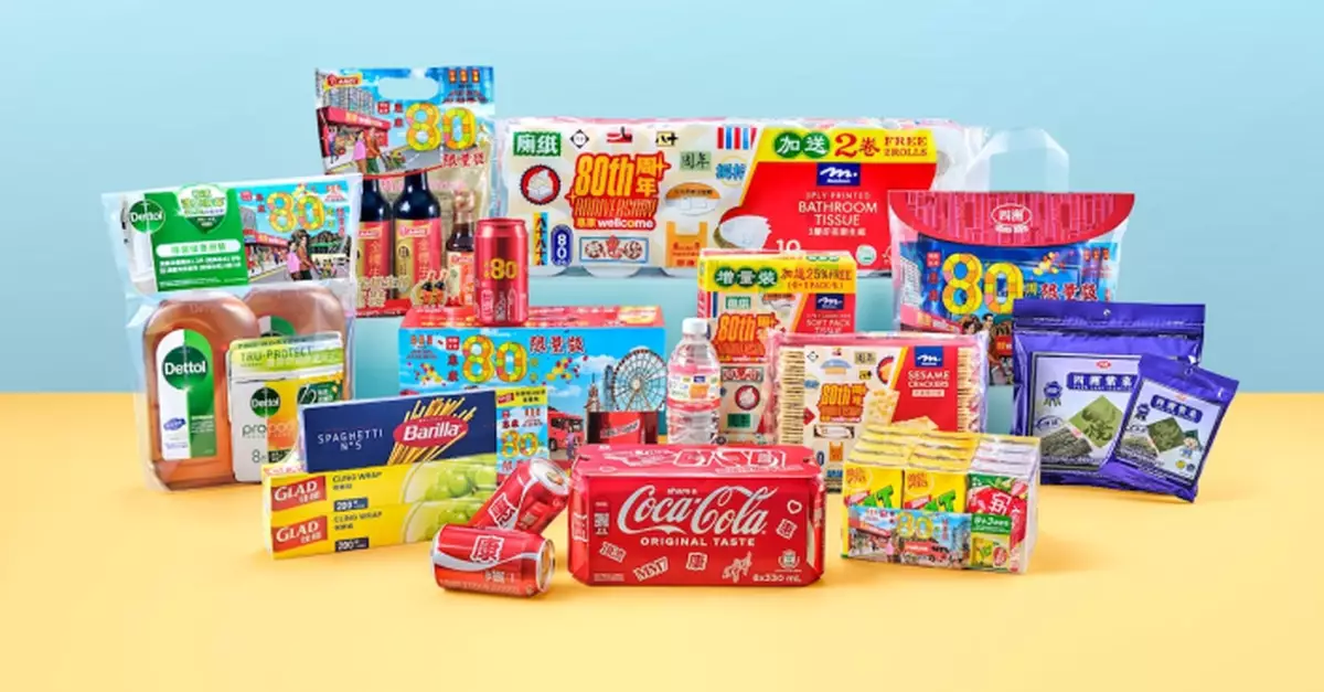 惠康80周年 聯乘八大品牌推限量紀念產品