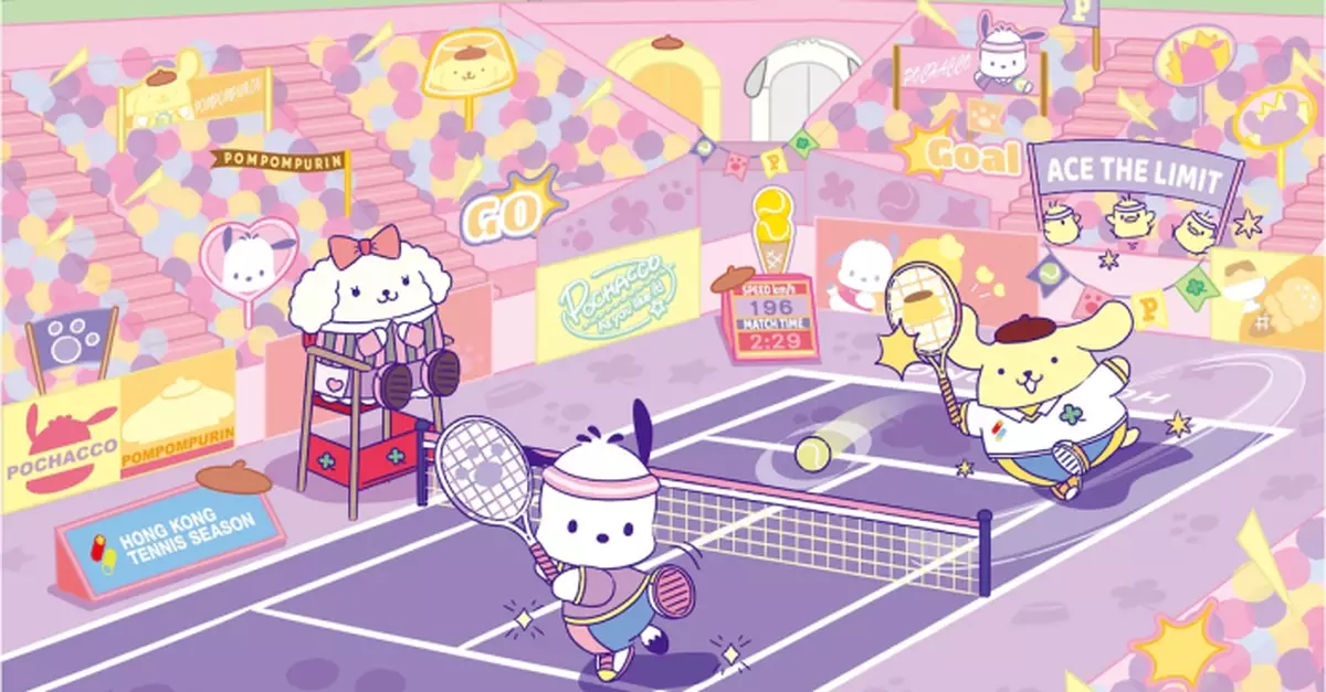 保誠香港網球公開賽2025星光熠熠 聯乘Sanrio Hong Kong推限量精品