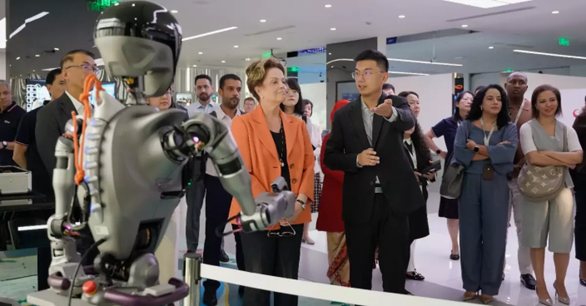 金磚銀行行長羅塞芙訪商湯科技 讚AI技術推動可持續發展