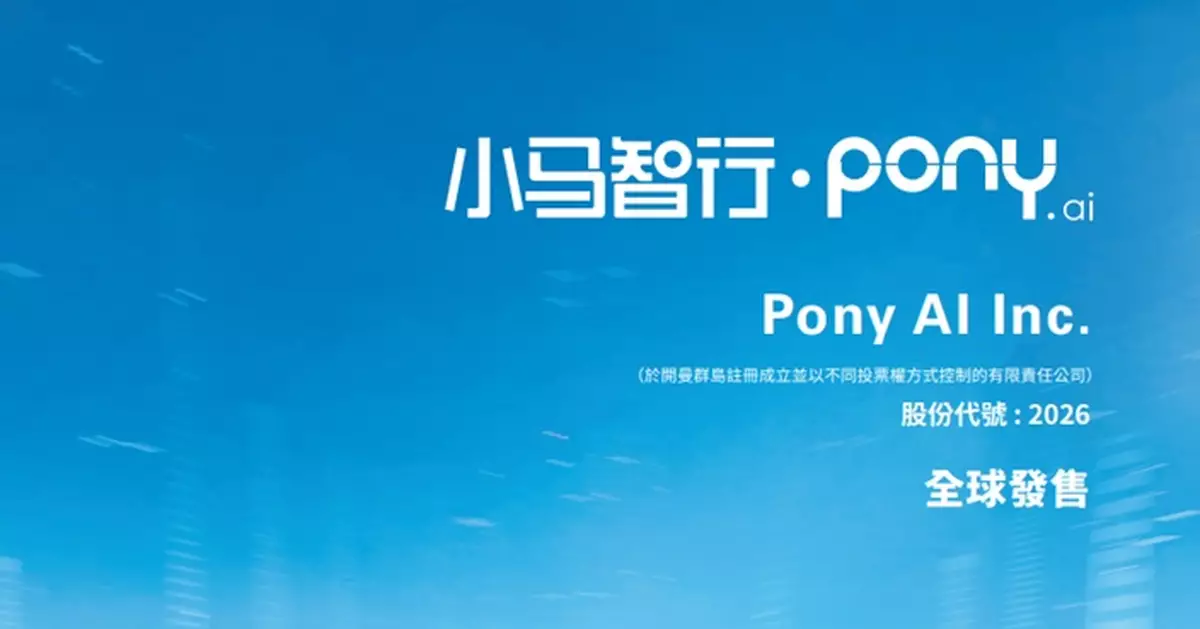 小馬智行發售價定於139元　集資總額逾67億元