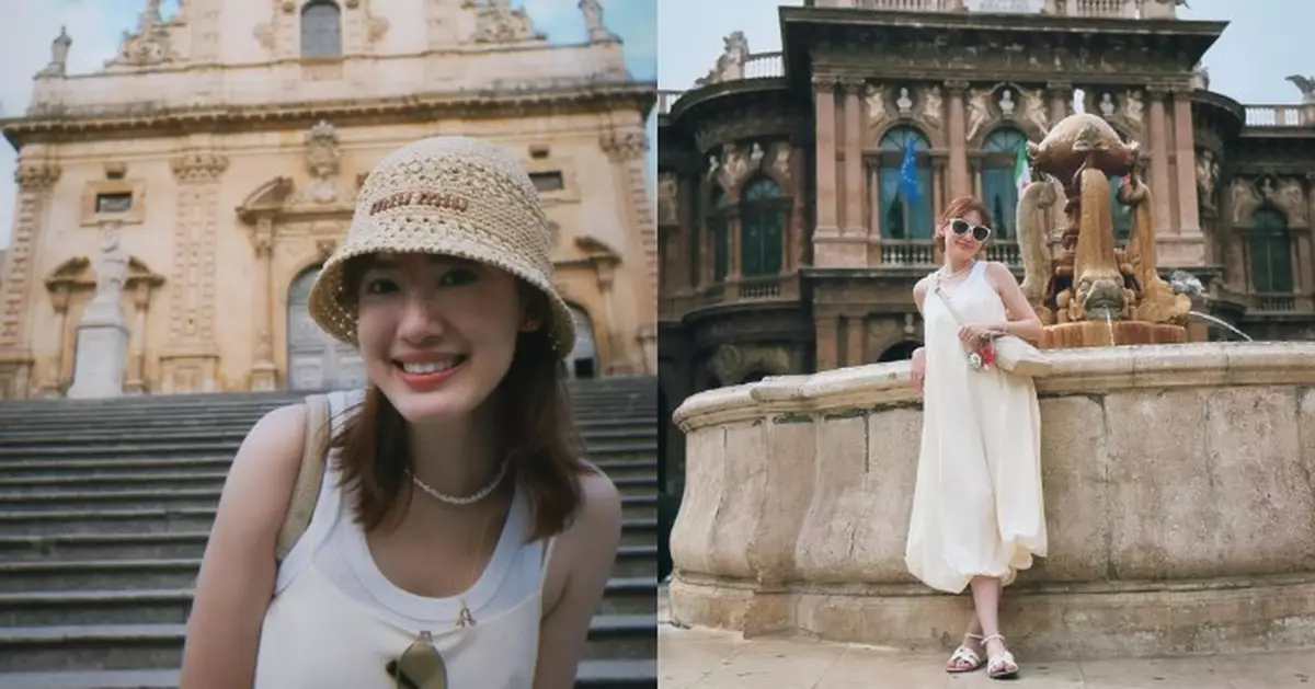 蔣家旻結婚一周年甜蜜遊歐 意國西班牙浪漫度「紙婚」