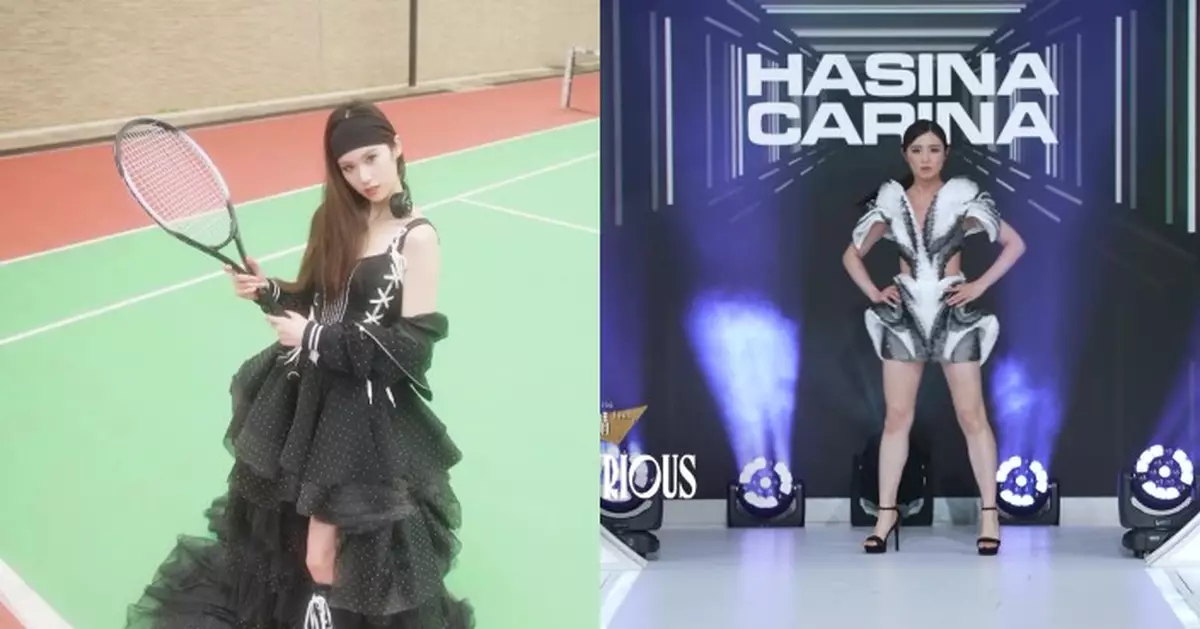 剪裁魔法師2丨楊梓瑤華麗網球風高叉長裙晒長腿優勢 梁凱晴獨特輪廓晚裝獲封「企喺度嘅跑車」