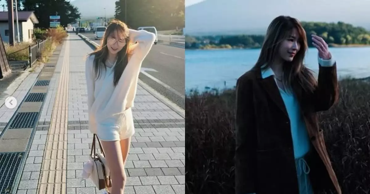 連詩雅花海晒美腿放閃 陳家樂：你就好啦有人幫你影