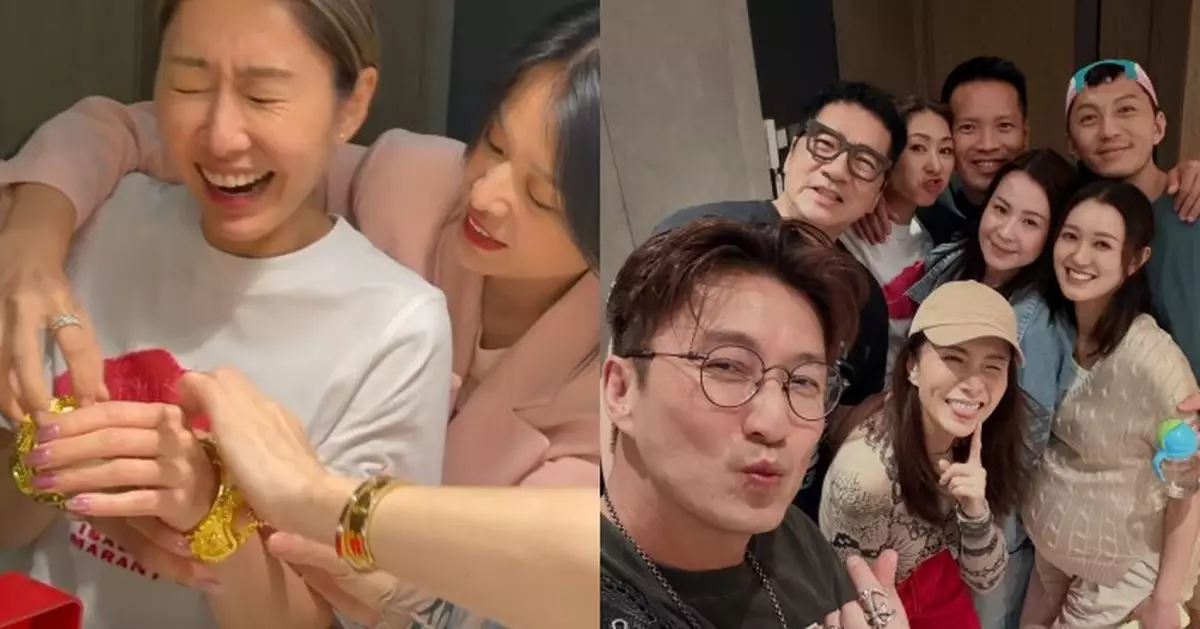 胡定欣新婚收重禮 胡杏兒贈龍鳳鈪賀姊妹