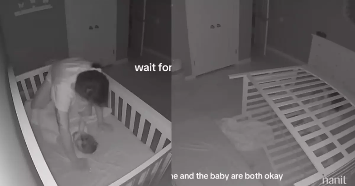 爬入女兒嬰兒床哄睡 美國媽離開瞬間床架崩塌 幸母女無大礙