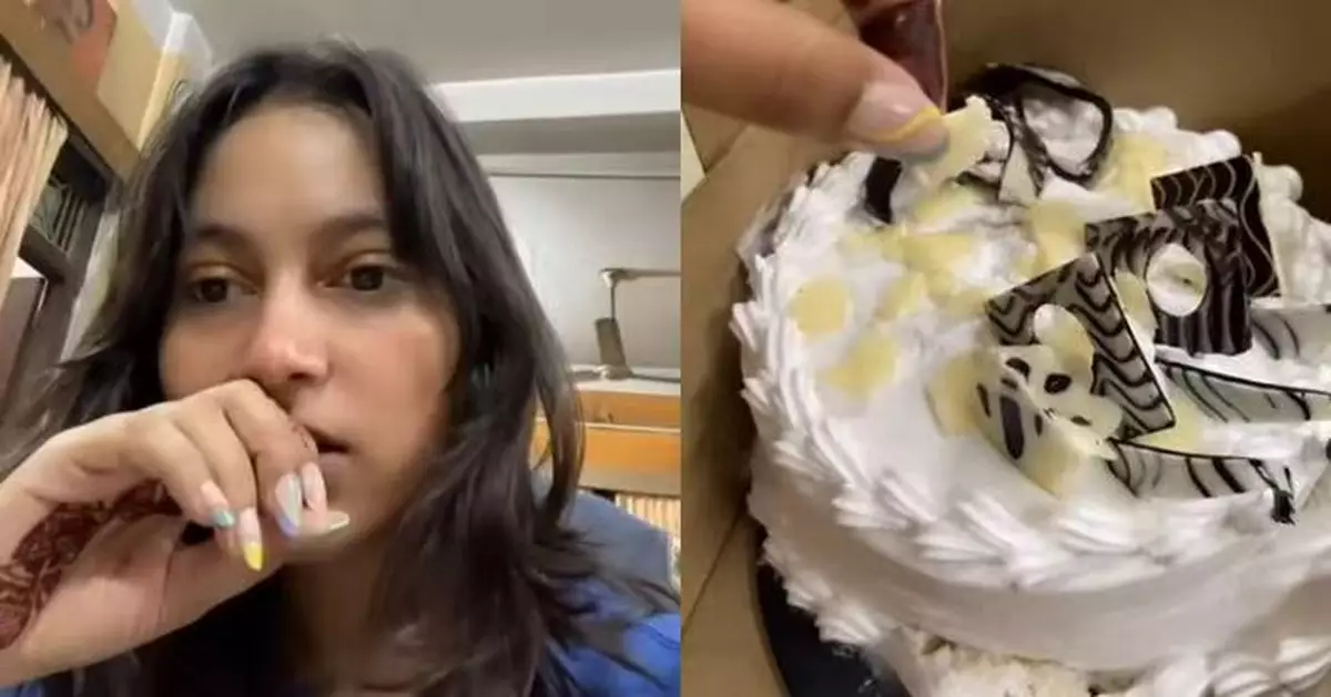 印度女母親節訂「芝士蛋糕」竟收忌廉蛋糕插芝士？網笑：創業新模式