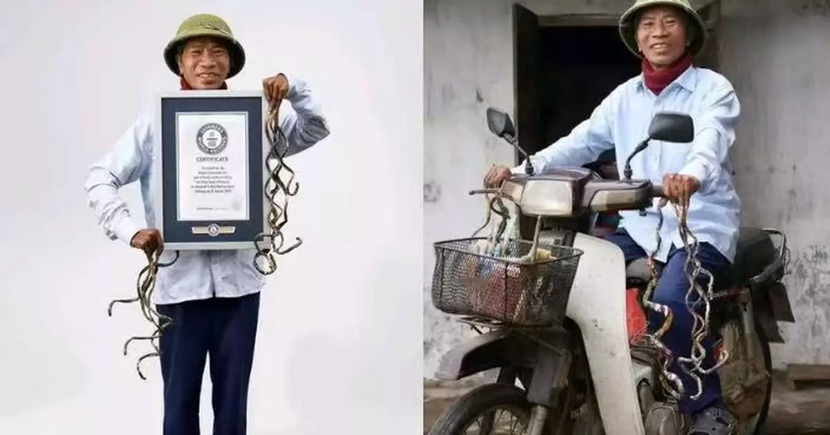 34年未剪指甲總長近6米 越南藝術家膺「全球雙手指甲最長男性」