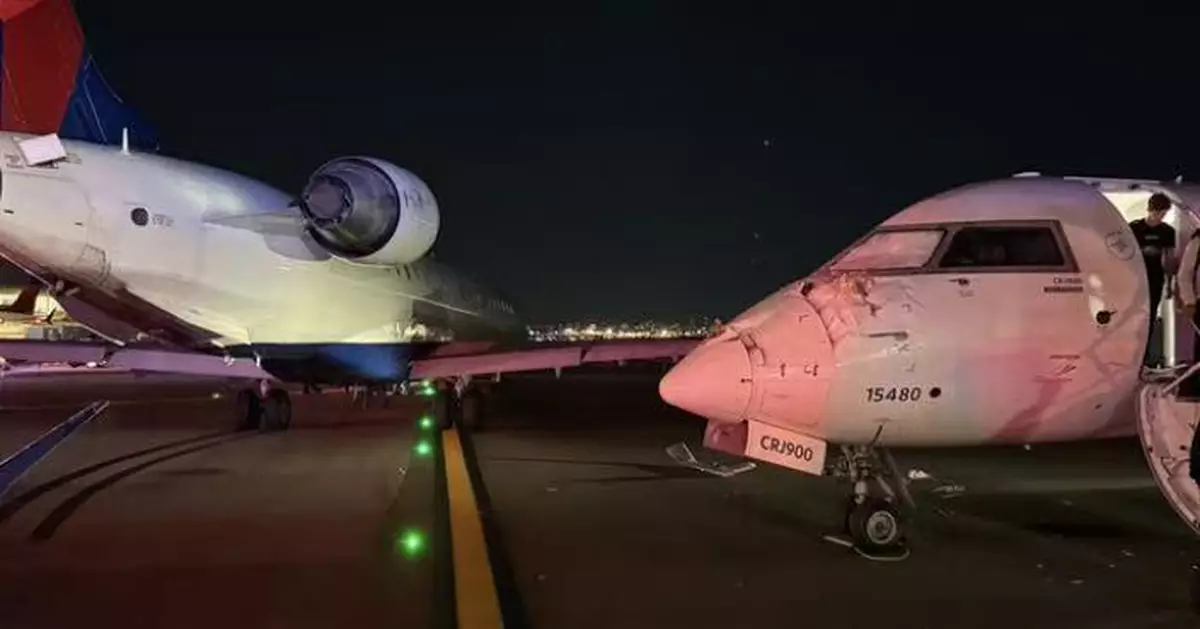 美國達美航空2客機滑行相撞 1客機機翼斷裂 事件釀1傷