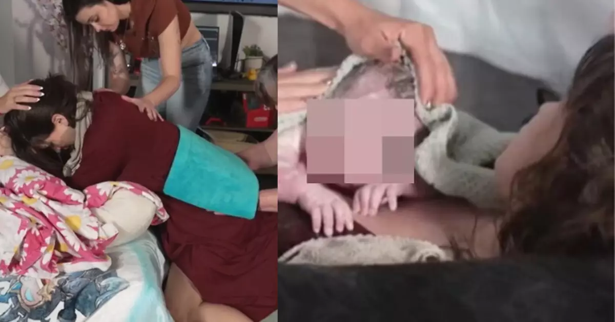 平台史上首例！美Twitch女實況主直播生B羊水一破即開播引逾萬人圍觀