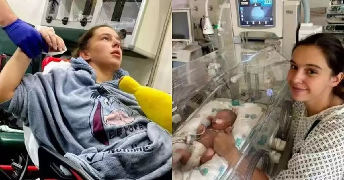 腹痛嘔血以為盲腸炎 英26歲女救護車內突分娩誕男嬰