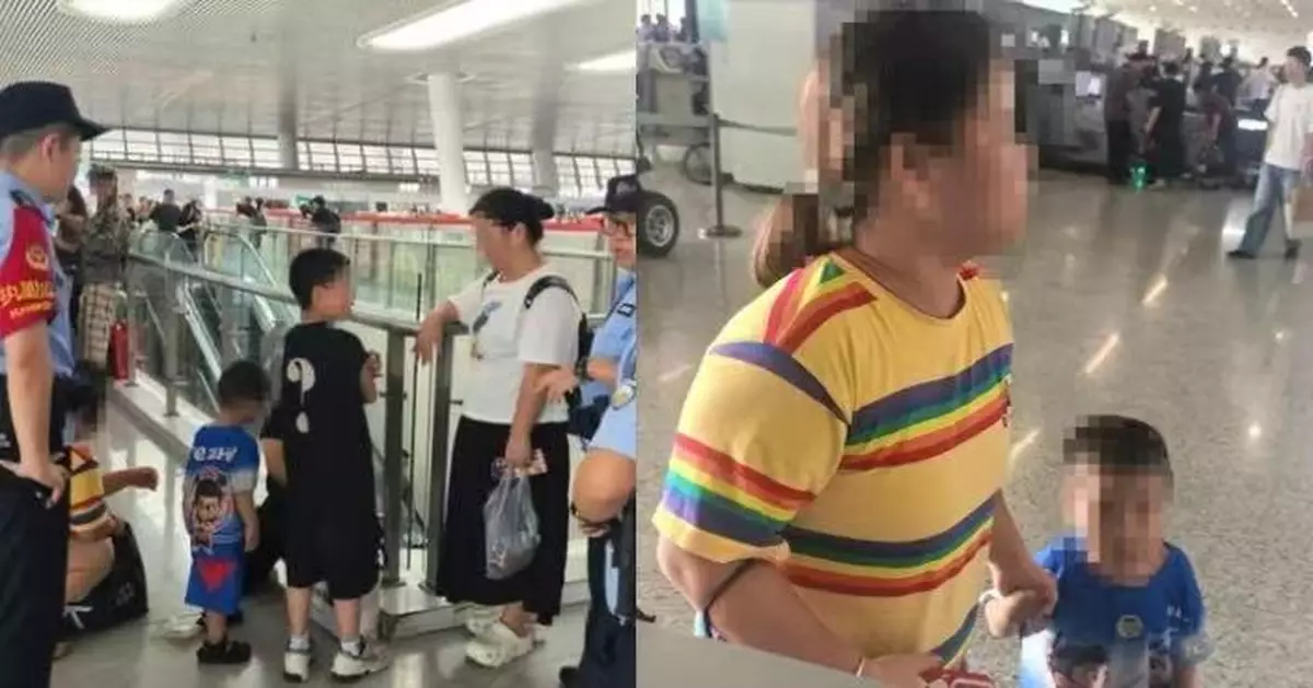 與孖生仔仔車站走散 內地母報案疑遭抱走 警方破案揭烏龍真相