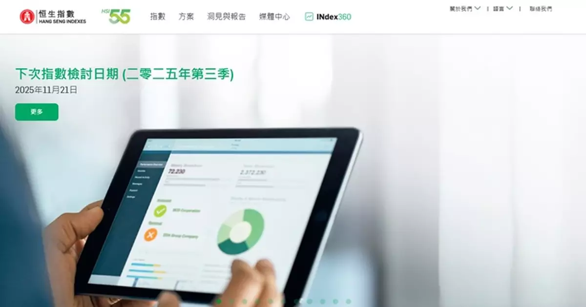 恒指將於11月21日宣布指數季度檢討結果