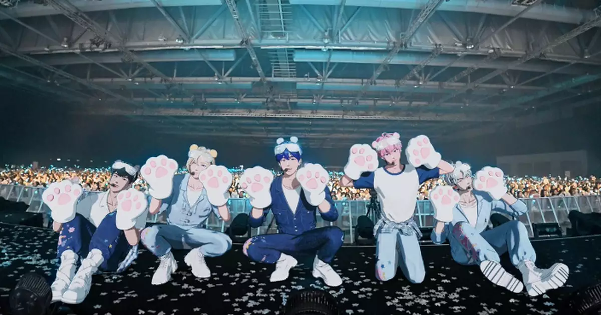 K-POP虛擬男團PLAVE演唱會襲港 即席獻唱《喜歡你》以廣東話深情表白