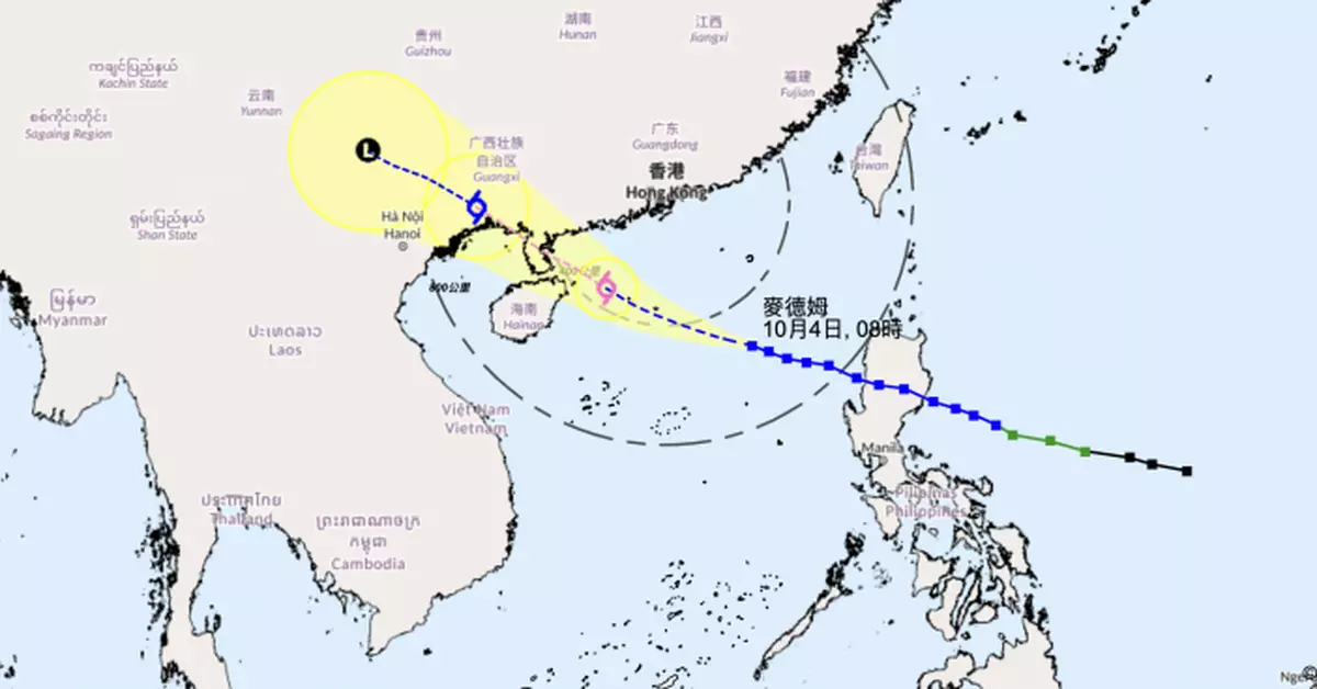 天氣 | 天文台：中午12時至下午2時間改發3號風球 將評估晚上是否改發更高信號