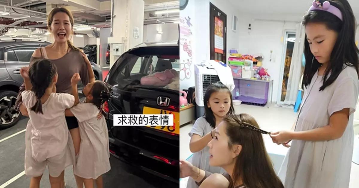 梁敏巧「一拖二」湊女相嚇窒網民 急澄清否認秘密做人母